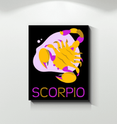 Scorpio Wrapped Canvas 8x10 | Zodiac Series 4 - Beyond T-shirts